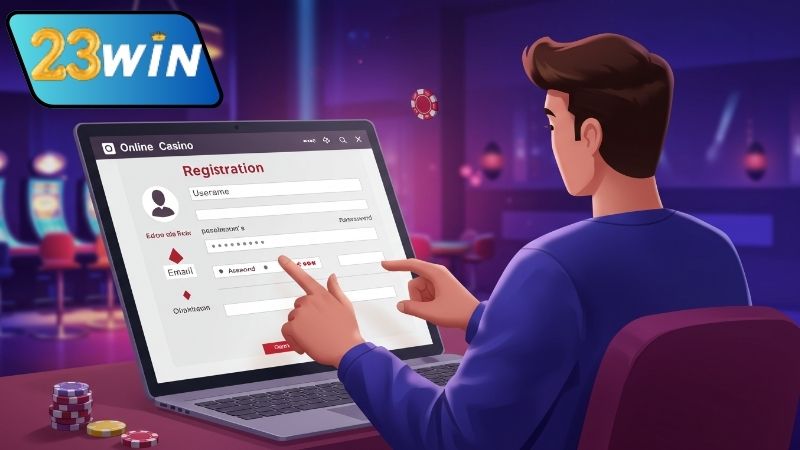 Đăng ký 23WIN – Tạo tài khoản an toàn, nhận ưu đãi hấp dẫn 1 Hướng dẫn đăng ký 23WIN chỉ trong vòng đúng vài phút