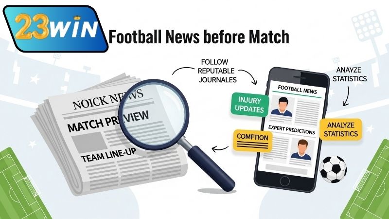 Mẹo theo dõi tin tức bóng đá trước trận – Chiến lược nắm bắt mọi diễn biến quan trọng 6 Tầm quan trọng của việc cập nhật thông tin trước trận đấu