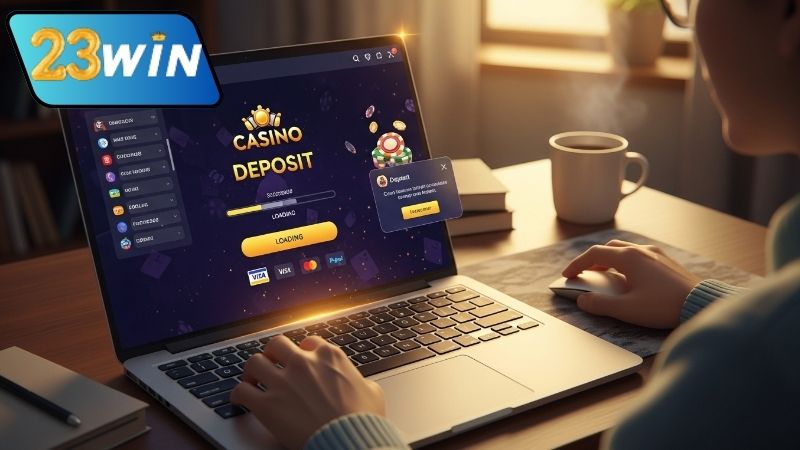Nạp tiền 23WIN – Giao dịch an toàn, nhận thưởng liền tay 1 Hướng dẫn nạp tiền 23WIN thông qua các bước chi tiết