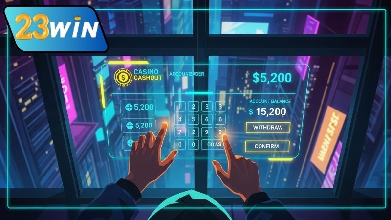 Rút tiền 23WIN – Đảm bảo giao dịch an toàn và minh bạch 3 Phí rút và lưu ý khi rút tiền 23WIN